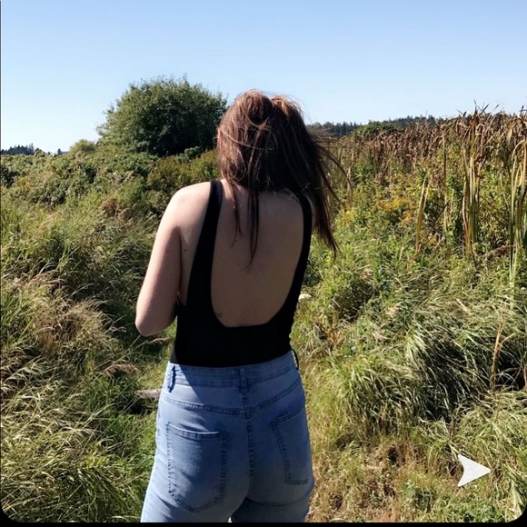 Forever 21 black bodysuit - Picture 2 of 2